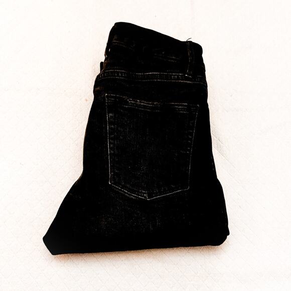 Good American Curve Straight Leg GC625T Denim jeans Charcoal Wash 206 Size 27 - Picture 1 of 8